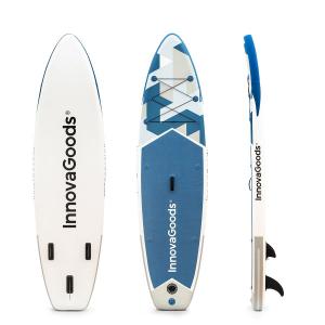 Stand Up Paddling gonfiabile Kaddle InnovaGoods, Tavola da Paddle, completo di sedile, remi, pompa, borsa, 10.5', 320 x 82 x 15 cm
