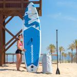 Stand Up Paddling gonfiabile Kaddle InnovaGoods, Tavola da Paddle, completo di sedile, remi, pompa, borsa, 10.5', 320 x 82 x 15 cm