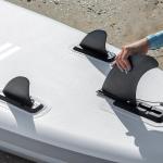 Stand Up Paddling gonfiabile Kaddle InnovaGoods, Tavola da Paddle, completo di sedile, remi, pompa, borsa, 10.5', 320 x 82 x 15 cm