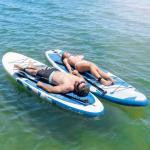 Stand Up Paddling gonfiabile Kaddle InnovaGoods, Tavola da Paddle, completo di sedile, remi, pompa, borsa, 10.5', 320 x 82 x 15 cm