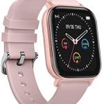 Smartwatch quadrato, curved glass, con cardiofrequenzimetro e monitoraggio della pressione