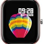 Smartwatch quadrato, curved glass, con cardiofrequenzimetro e monitoraggio della pressione
