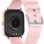 Smartwatch quadrato, curved glass, con cardiofrequenzimetro e monitoraggio della pressione