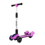 Monopattino Trottinette 3 Ruote per Bambini 3 a 14 anni con luci musica e vapore, colore rosa