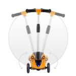 Monopattino Trottinette 3 Ruote per Bambini 3 a 14 anni con luci musica e vapore, colore rosa