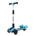 Monopattino Trottinette 3 Ruote per Bambini 3 a 14 anni con luci musica e vapore, colore blu