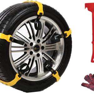 Fascette antiscivolo, anti slittamento, per neve, catene da neve, universali, pneumatici da 165mm A 275mm, riutilizzabile, confeziona da 6 pezzi