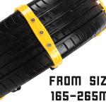 Fascette antiscivolo, anti slittamento, per neve, catene da neve, universali, pneumatici da 165mm A 275mm, riutilizzabile, confeziona da 6 pezzi