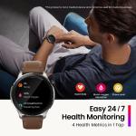 Amazfit GTR 4, GPS Dual Band, 6 Posizioni Satellitari, 150 modalità Sportive, Musica, Telefonate Bluetooth, Alexa, AMOLED