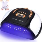 Lampada LED 256W, manicure, ricostruzione unghie, luce UV, display digitale, professionale