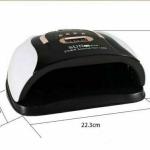 Lampada LED 256W, manicure, ricostruzione unghie, luce UV, display digitale, professionale