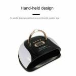 Lampada LED 256W, manicure, ricostruzione unghie, luce UV, display digitale, professionale