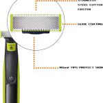 Lame di ricambio Philip OneBlade QP220/50, compatibili con OneBlade e per i modelli OneBlade Pro, modello QP220/50, in acciaio inox, 2 lame