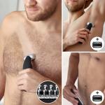 Philips 7000 Serie, Körperenthaarungsgerät für Männer, Wet&Dry, verstellbare Kämme 3-11 mm, 4D-Kopf, Laufzeit bis zu 80 min