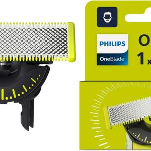 Philips OneBlade 360, lama di ricambio per OneBlade QP410/50 in acciaio inossidabile, resistente, per radere, regolare e rifinire, modello QP410/50