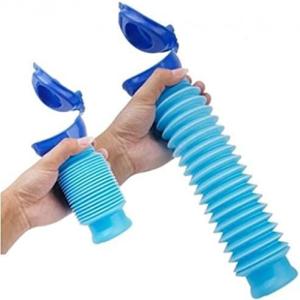 Bottiglia portatile per urina, urinatoio, pipi, da viaggio, vasino per urina con imbuto per uomo unisex donna bambini, colore blu