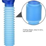 Bottiglia portatile per urina, urinatoio, pipi, da viaggio, vasino per urina con imbuto per uomo unisex donna bambini, colore blu
