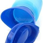 Bottiglia portatile per urina, urinatoio, pipi, da viaggio, vasino per urina con imbuto per uomo unisex donna bambini, colore blu