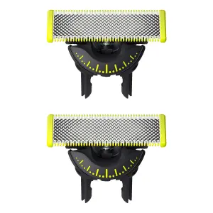 Philips OneBlade 360, set ada 2 lame, per OneBlade QP410/50 in acciaio inossidabile, resistente, per radere, regolare e rifinire, modello QP410/50