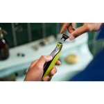 Philips OneBlade 360, set ada 2 lame, per OneBlade QP410/50 in acciaio inossidabile, resistente, per radere, regolare e rifinire, modello QP410/50