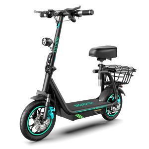 BOGIST Honey whale M5 Pro con pneumatici da 12 pollici, motore da 500W 11Ah, monopattino elettrico pieghevole con sedile e portapacchi
