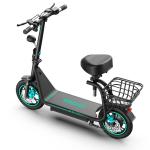 BOGIST Honey whale M5 Pro con pneumatici da 12 pollici, motore da 500W 11Ah, monopattino elettrico pieghevole con sedile e portapacchi