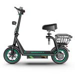 BOGIST Honey whale M5 Pro con pneumatici da 12 pollici, motore da 500W 11Ah, monopattino elettrico pieghevole con sedile e portapacchi