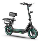 BOGIST Honey whale M5 Pro con pneumatici da 12 pollici, motore da 500W 11Ah, monopattino elettrico pieghevole con sedile e portapacchi