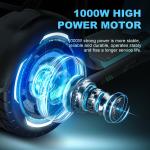Scooter elettrico, BOGIST Honey whale M5 Max Zima blu, pneumatici da 14 pollici, motore 1000W di potenza, autonomia 40 km