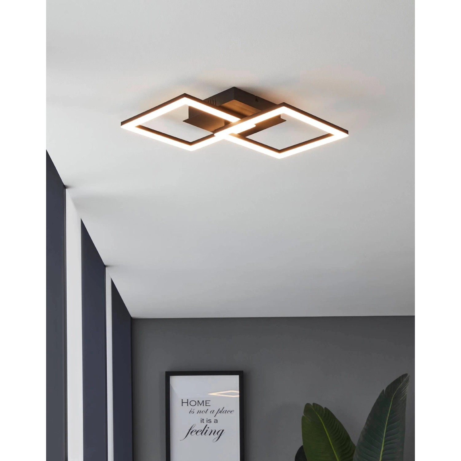 Plafoniera LED Eglo Smart Home Paranday-Z 21,5 W 2500 lm 3545 K 52,5 cm