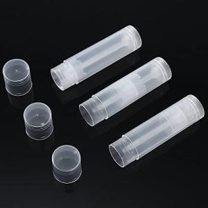 Tubo Stick vuoto per balsamo labbra stick, stick per lucida labbra, per rossetto, contenitori vuoto, con tappo e vite regolatore, contenuto 5g