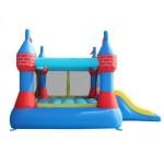 Castello Gonfiabile Grande, Scivolo Doppio, Gioco per Bambini, Tappeto Saltarello, Happy Hop