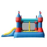 Castello Gonfiabile Grande, Scivolo Doppio, Gioco per Bambini, Tappeto Saltarello, Happy Hop