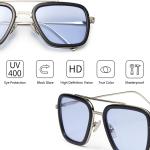 Occhiali da sole Iron Man Tony Stark, colore lenti blu