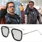 Occhiali da sole Iron Man Tony Stark, colore lenti grigio