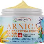 Arnica gel Extra Forte 98,5% 500 ml, Arnica per cavalli uso umano, artiglio del diavolo, con vitamina E, olio di canapa, calendula e canfora, per dolori muscolari e cervicale