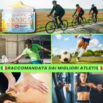 Arnica gel Extra Forte 98,5% 500 ml, Arnica per cavalli uso umano, artiglio del diavolo, con vitamina E, olio di canapa, calendula e canfora, per dolori muscolari e cervicale