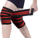 Ginocchiere Powerlifting, fasce per ginocchia, per palestra, Squat, per allenamento gambe, uomini e donne