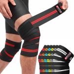 Ginocchiere Powerlifting, fasce per ginocchia, per palestra, Squat, per allenamento gambe, uomini e donne