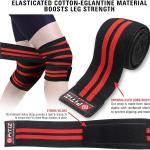 Ginocchiere Powerlifting, fasce per ginocchia, per palestra, Squat, per allenamento gambe, uomini e donne