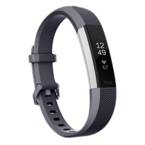 Fitbit Alta HR, Cinturino sportivo, Edizione Speciale, Morbido, grigio