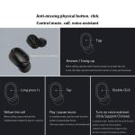 Xiaomi Redmi AirDots Auricolari wireless Bluetooth V5.0 TWS, colore nero