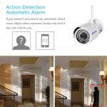 Ensemble, Caméra de surveillance vidéo, SZSINOCAM, Wifi, SN-NVK1304