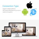 Ensemble, Caméra de surveillance vidéo, SZSINOCAM, Wifi, SN-NVK1304